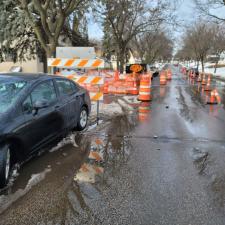 Water Main line replacement in Feb. 2020 Minneapolis, MN 4