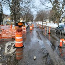 Water Main line replacement in Feb. 2020 Minneapolis, MN 6