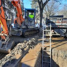 Water Main line replacement in Feb. 2020 Minneapolis, MN 14