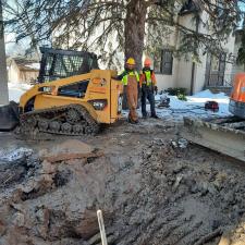 Water Main line replacement in Feb. 2020 Minneapolis, MN 16