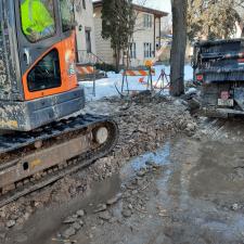 Water Main line replacement in Feb. 2020 Minneapolis, MN 17