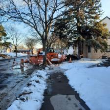 Water Main line replacement in Feb. 2020 Minneapolis, MN 19