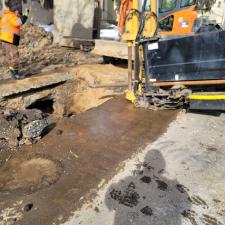 Water Main line replacement in Feb. 2020 Minneapolis, MN 36