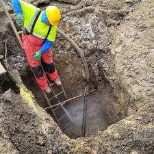 Water Main line replacement in Feb. 2020 Minneapolis, MN 46