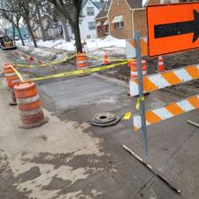 Water Main line replacement in Feb. 2020 Minneapolis, MN 54