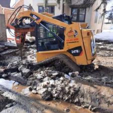 Water Main line replacement in Feb. 2020 Minneapolis, MN 59